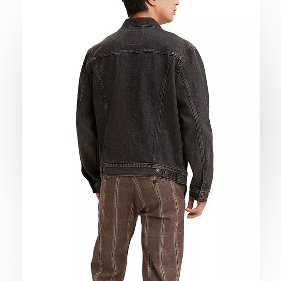 Levi’s Strauss & Co Denim Jean Trucker Jacket Men’s Size Large - Picture 5 of 7